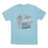 Jas Mika Ice Crean Unisex T Shirt Sky Blue